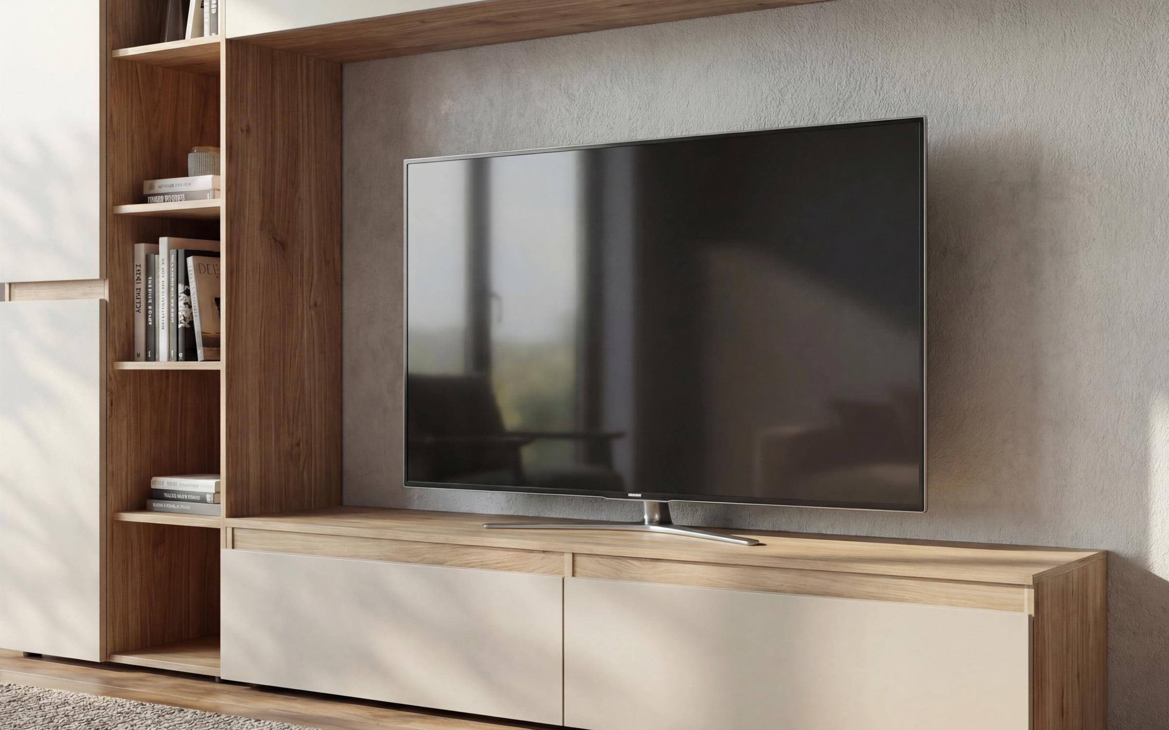 Shelf unit Modena, Honey oak + cashmere  3